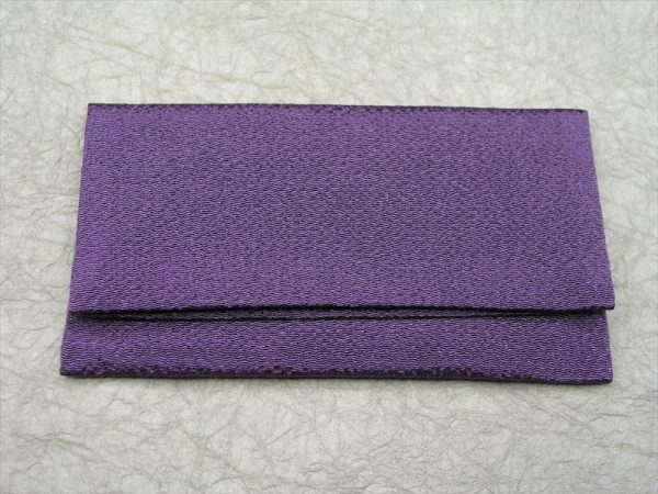 【念珠袋 CHIRIMEN】9. 中紫（なかのむらさき）