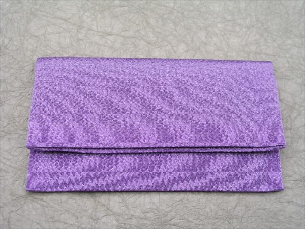 【念珠袋 CHIRIMEN】10. 藤紫（ふじむらさき）