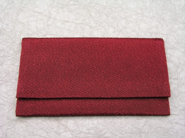 【念珠袋 CHIRIMEN】7. 海老色（えびいろ）