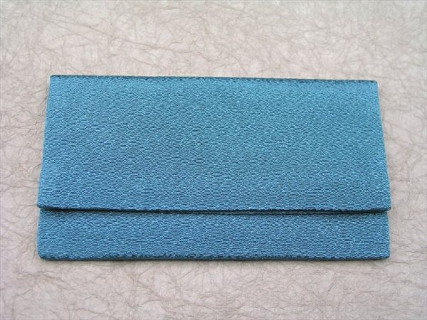 【念珠袋 CHIRIMEN】17. 縹色（はなだいろ）